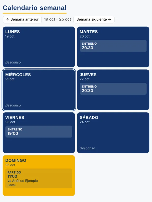 Calendario
